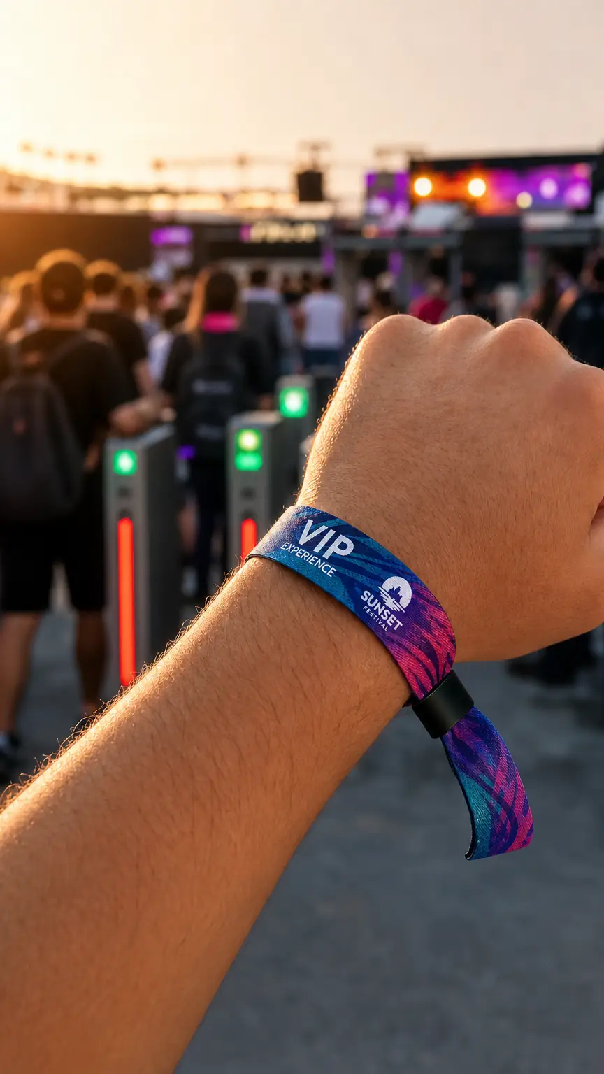 Pulseira VIP de tecido