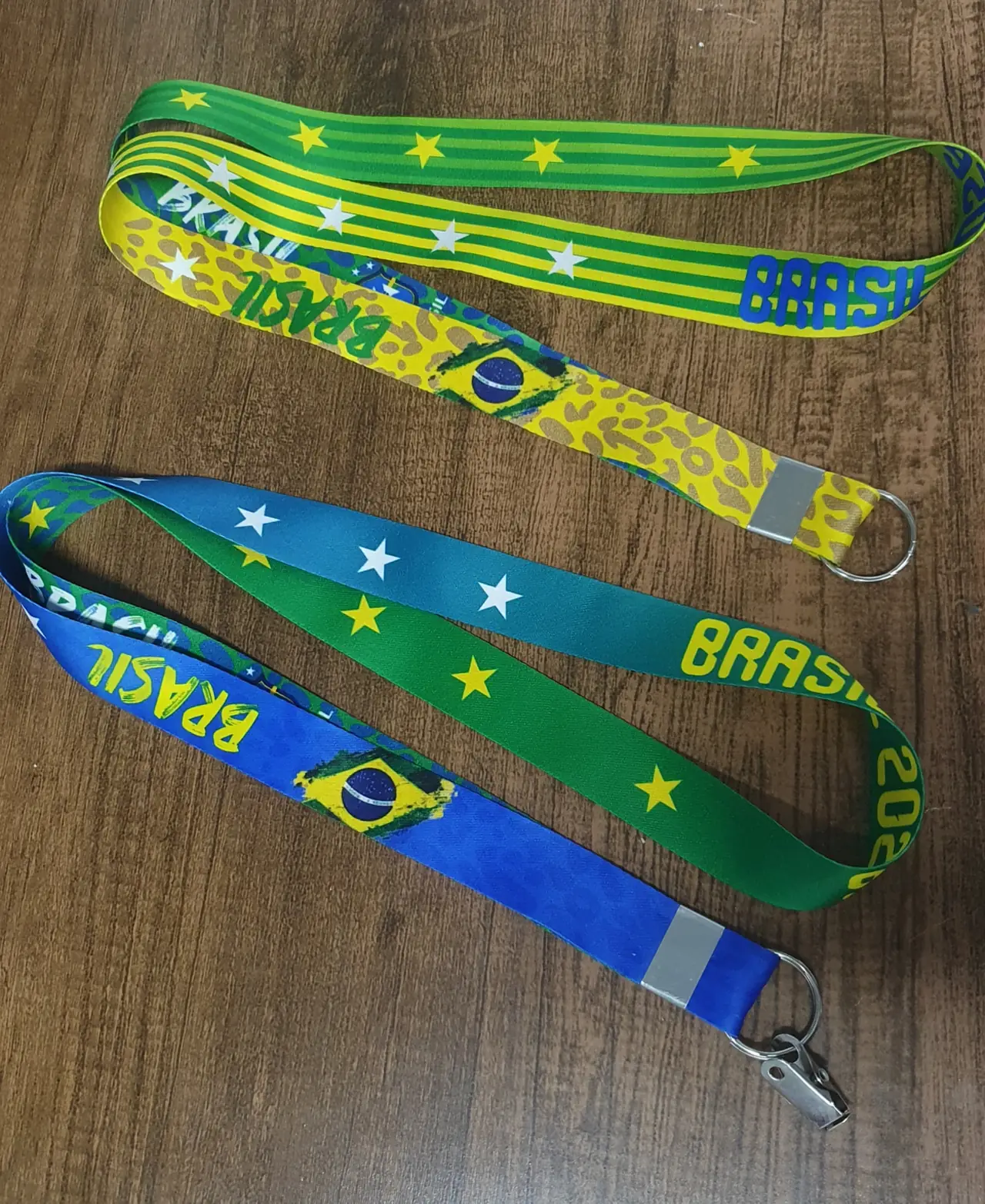 Cordões sublimados tema Brasil